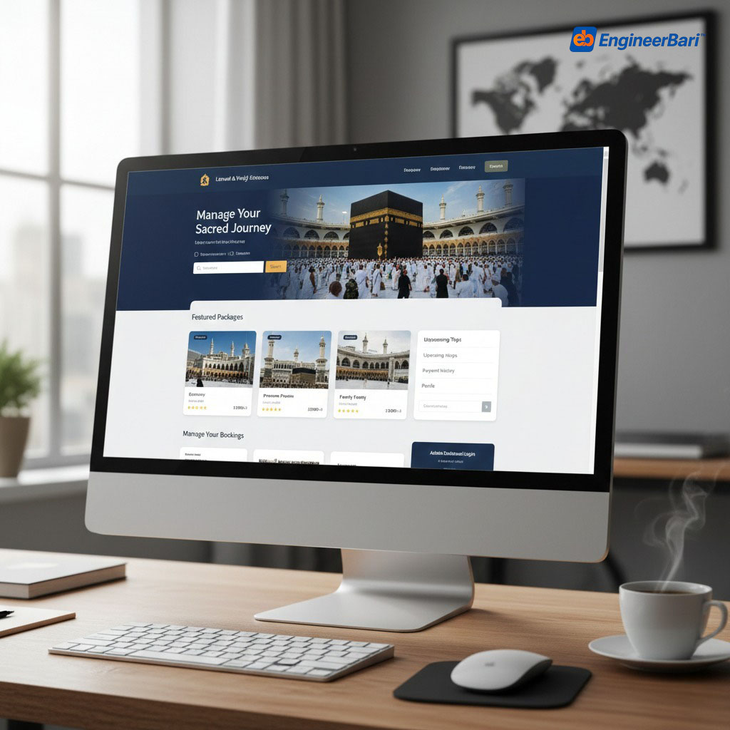 Umrah & Hajj Packages Management Website | Laravel & PHP