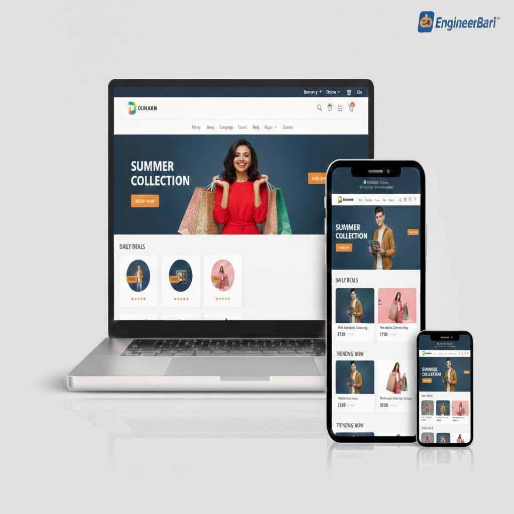 Laravel & Bootstrap Single Store eCommerce Website with Affiliate System