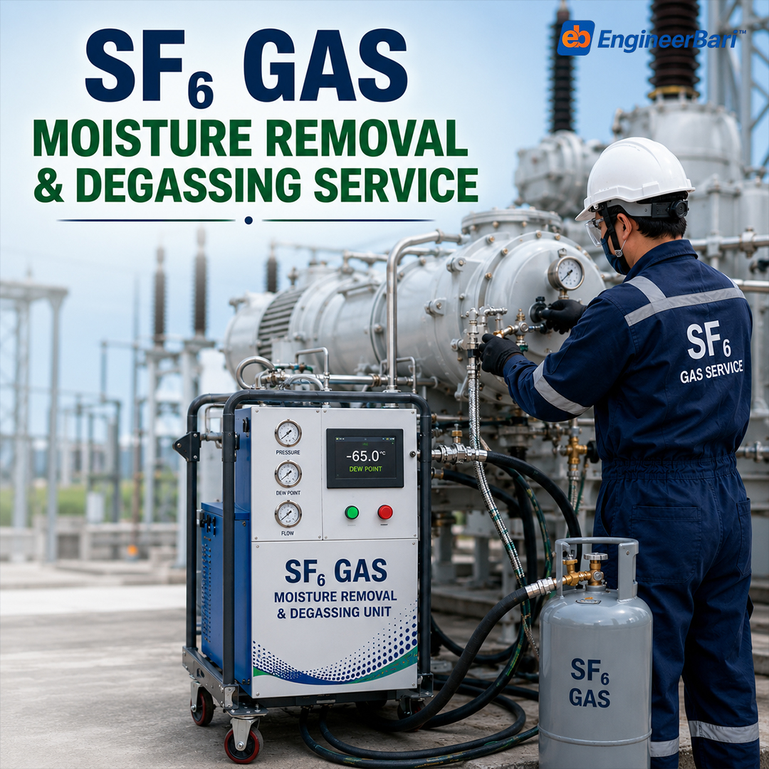 SF₆ Gas Moisture Removal & Degassing Service