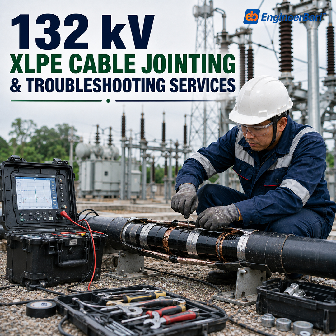 132 kV XLPE Cable Jointing & Troubleshooting Services